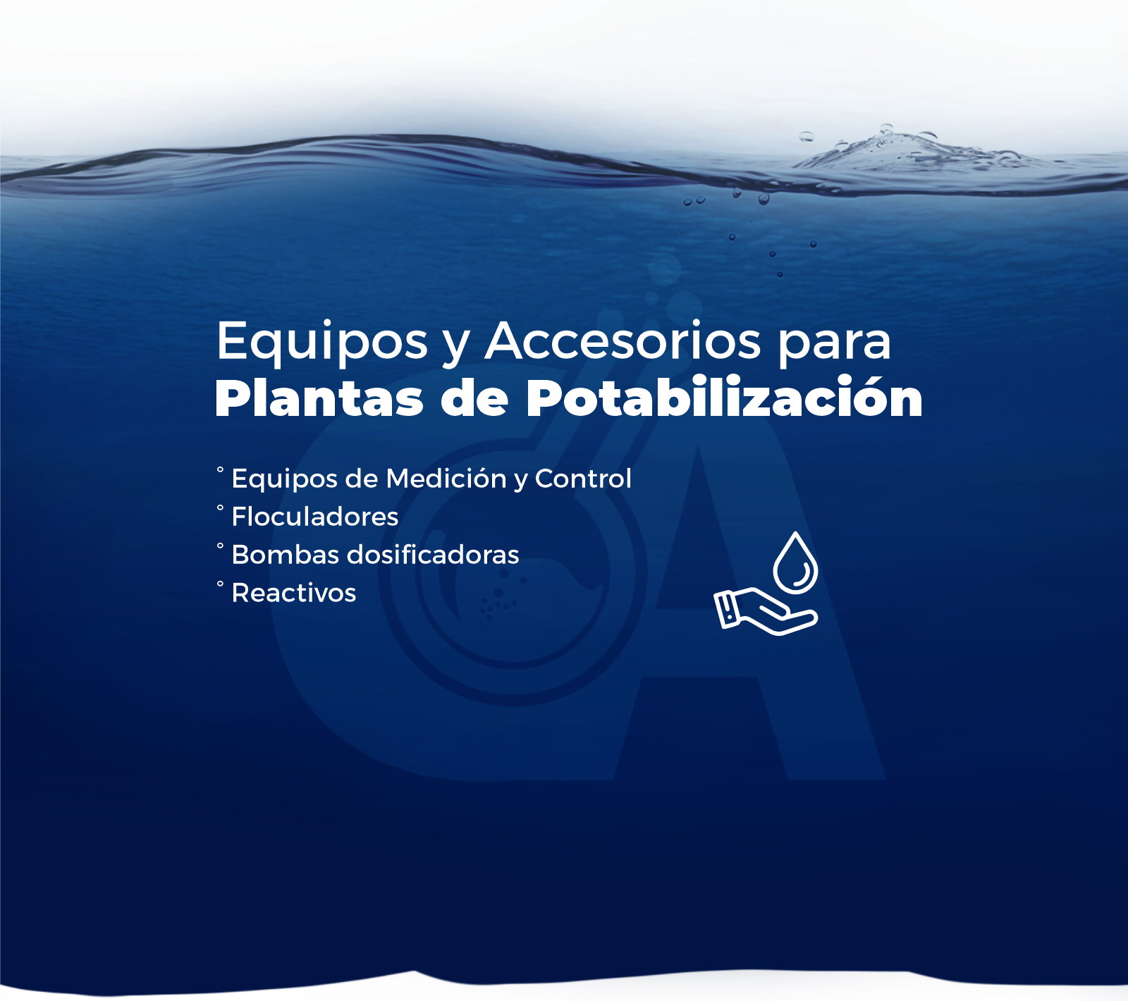 Equipos y Accesorios para Plantas de Potabilización Equipos de Medición y Control Floculadores Bombas dosificadoras Reactivos